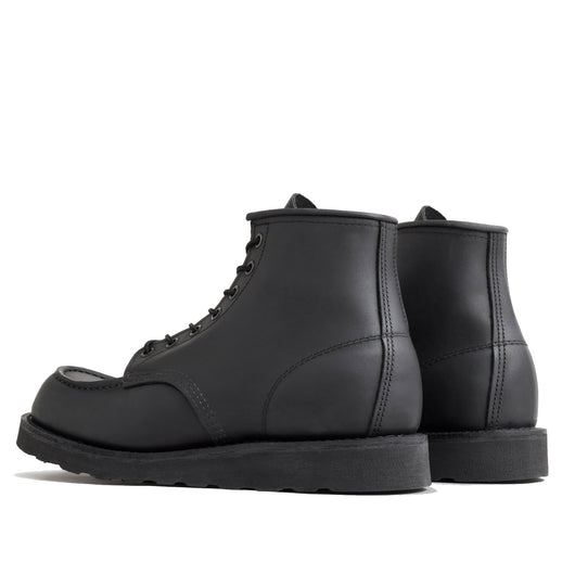 Red Wing Men's Classic Moc 6-inch Boot in Black Harness Leather
